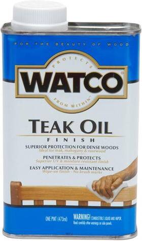 206347 Watco Brown Oil-based Teak Oil Finish 1 Pt. One Size