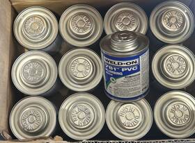 Weld-on 012181140079 Lot Of 12 781 Clear Pvc Plumbing Medium Brush Top Pint 14007 04/28 Exp