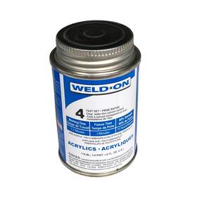 10308-1 Weld-on 060182 Weldon #4-1/4 Pint - 4oz Each