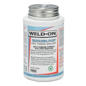 Weld-on 87730 Weld-on White Seal Plus Pipe Thread Sealant 0.5 Pt