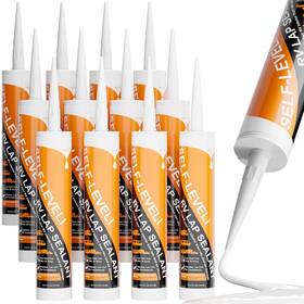 Pl0152 Welluck 12pc Selfleveling Rv Roof Sealant White Epdm Flexible Waterproof Caulk