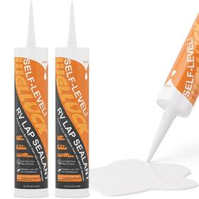 Pl0265 Welluck Self Leveling Lap Sealant White Rv Roof Flexible Repair Caulking Rub