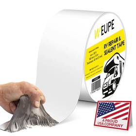 Weupe 061040490010 Rv Sealant Tape White 4 Inch X 50 Feet Roof Patch Repair Roofing Tap