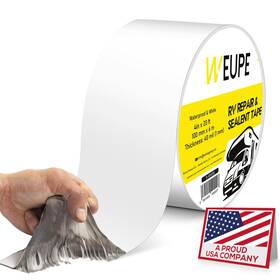 Weupe 061040490027 Rv Sealant Tape White 4 Inch X 20 Feet Roof Patch Repair Roofing Tap