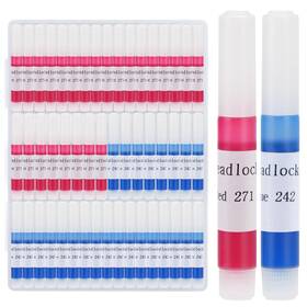 Red271 Wobiogho Blue242&red271 2ml 50 Pack Threadlocker Blue 242 And Red 271 1 Count Of
