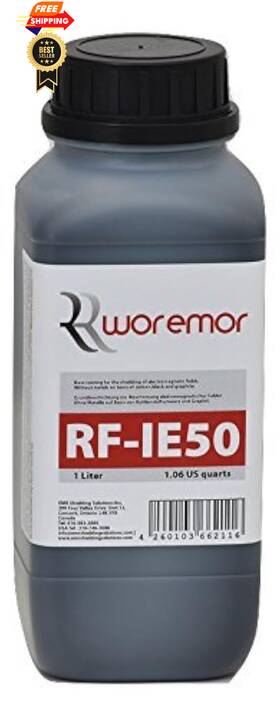Rf-ie501 Woremor Rf-ie50 Emr And Rf Shielding Paint From 33.81 Fl Oz Pack Of 1 Black
