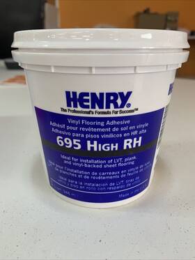 38496 Ww Henry 695 High Rh Vinyl Floor Adhesive 1 Qt