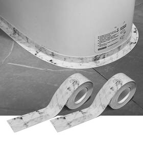 Tc-xd-07 Xinkelife Caulk Tape Sealing Strip For Bath And Kitchen 2 Rolls Pvc Self Ad