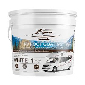 Xmntdo 635412009558 Rv Roof Coating 1 Gallon Waterproof Solar Reflective Flexible