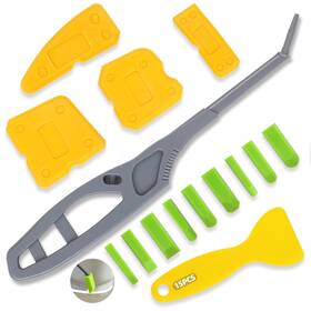 Sc0102 Xsteelpower 15pc Silicone Caulking Tool Kit - Bathroom Kitchen Window Sealant