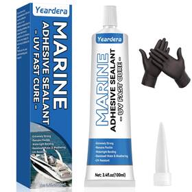 Chuanjiao-001 Yeardera Marine Adhesive Sealant 3.38 Oz - Waterproof Fast Cure Uv Resistant Glue