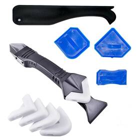 Yobzuo 751450871657 3 In 1 Silicone Caulking Tools Stainless Steelhead Sealant Finishing Tool G