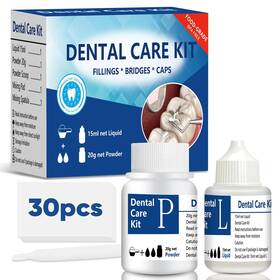 R123 Zendentrix 762744013004 Broken Tooth Repair Kit Zinc Oxide Eugenol Cement Dental Care Temporary