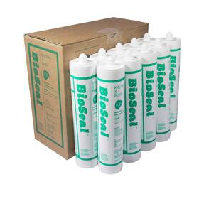 Zered 714935300103 Clear Bioseal 100% Silicone Sealant Caulk Kitchen And Bath Grade Waterproof