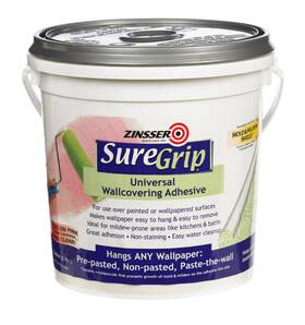 2872 Zinsser Suregrip High Strength Glue Wallcovering Adhesive 1 Gal
