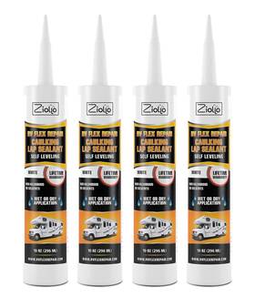 Ziollo 627987137071 Rv Repair Caulking Lap Sealant - Self Leveling Epdm For Rubber Roof