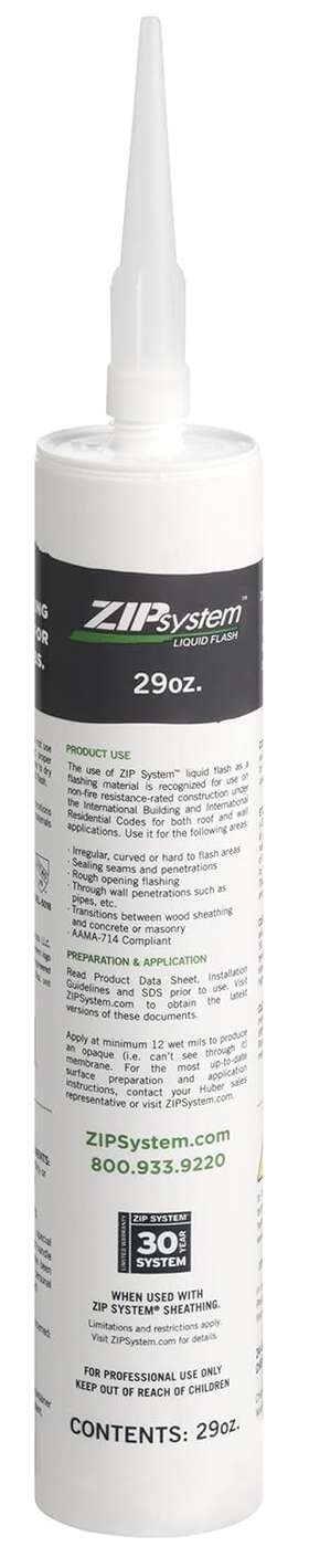Zip System 696576830860 Liquid Flash 29 Oz. Cartridge Weather-resistant Flashing