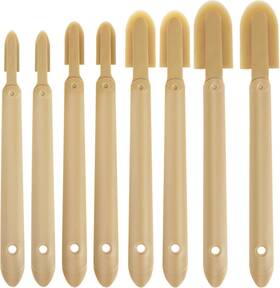 Zly 445040466486 8 Pcs Rubber Caulking Spatulas Tool Caulk Silicone Sealant Finishing