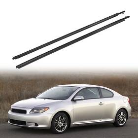 Zon-75711-21030 Zonfant 2 Pcs Car Outer Door Window Moulding Trim Weatherstrip Seal Sweep Bel