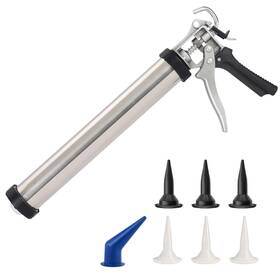 Zyk-023s Zyklonix Sausage Caulk Gun 20 Oz 600ml Foil Pack/10 Cartridge Adhesive Dua