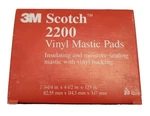 3M Scotch 2200 3-1/4" 4-1/2" .125" Black Electrical Vinyl Mastic Pads New. Fixed Price $29.95.