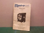 Port-a-cool Owners Manual PAC2K482S PAC2K361S PAC2K363S PAC2K16HPVSFC. Fixed Price $14.99.
