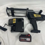Albion Cordless Caulk & Adhesive Gun 982-4 18V Charger + New Battery E183634. Fixed Price $117.00.