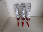 Sashco Lexel Pack 10.5 Oz Kitchen Bath Clear Paintable Adhesive Caulk - 13010. Fixed Price $27.98.