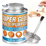 Super Glue With Brush (130ML) - All Purpose Strong Clear Adhesive, Waterproof. Fixed Price $19.86.