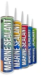 Marine Sealant And Adhesive, Waterproof Grade Caulk, High 10 Oz, Black. Fixed Price $40.94.