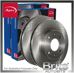 Genuine Apec Blue Front Brake Discs (pair) For Mg 1.3 1.5 (2011 Onwards). Fixed Price $76.09.