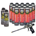 Great Stuff Pro Gaps And Cracks, 24OZ, Case Of 12, Foam Gun, Cans Cleaner. Fixed Price $196.79.
