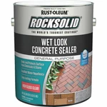 Rust-oleum 317927 Rocksolid Wet Look Concrete Sealer High Gloss Clear Gal. Fixed Price $58.22.