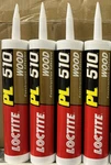 4 10-OUNCE Tubes Loctite Wood Construction Adhesive Bonds All Int./ext.. Fixed Price $39.99.