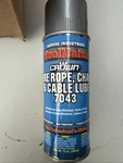 Aervoe Wire Rope, Chain And Cable Lube 16 Oz Can Part #7043. Fixed Price $17.00.