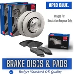 Brake Discs And Pads Set Front For Mg 1.3 1.5 11- Petrol Blue. Fixed Price $93.47.