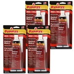 Dynatex Red Hi-temp Rtv Gasket Maker 3 Oz Tube Sensor Safe, 650 (4-PACK). Fixed Price $31.96.
