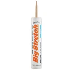 Sashco Big Stretch 10.5 Oz. Acrylic Elastomeric Caulk, Almond 10002. Fixed Price $9.38.