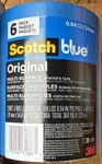 Scotch Blue Original Multi-surface Painter's Tape, ROLLS,0.94 X 60 Yd. Fixed Price $23.50.