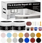 Globalcom Tile And Granite/marble Repair Kit, Porcelain Stone Multicolor. Fixed Price $28.41.