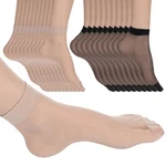 Piriuuo 10 Pairs Sheer Ankle Socks, Breathable Thin 6-16, Skin, Black. Fixed Price $11.09.