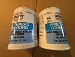 (lot Of 2) Wm Harvey 029035 8 Oz Gray Pipe Thread Compound,no 29035, Fast Ship. Fixed Price $12.95.