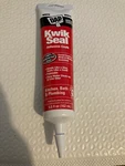 Dap Kwik Seal Kitchen And Bath Adhesive Caulk White 5.5 Oz New. Fixed Price $9.00.