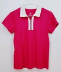 Tail Collared Zip Golf Polo Shirt, Womens Sz S, Red, Short Sleeve, New, BC3119. Fixed Price $29.03.