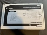 New Cooper Thermoplastic Exit Emergency Combo Green Led Sign APC7G. Fixed Price $28.00.