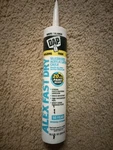 Dap Alex Fast Dry Siliconized Acrylic Latex Caulk White 10.1 Fl Oz. Fixed Price $6.85.