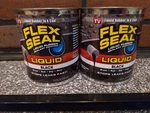 Lot Of - 32OZ Quart Qt Flex Liquid Black Rubber Sealant Coating. Fixed Price $64.95.