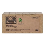 3M 812S6 Magic Greener Tape Refill, 1" Core, 0.75" X 25 Yd, Transparent,. Fixed Price $25.77.