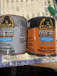 2X Gorilla Glue 1X Black & Clear Waterproof Patch Seal Liquid 32 Oz. Fixed Price $39.97.
