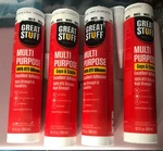Great Stuff Multi Purpose Rtv Silicone White, 10.1FL Oz Lot Of 4. Fixed Price $24.99.